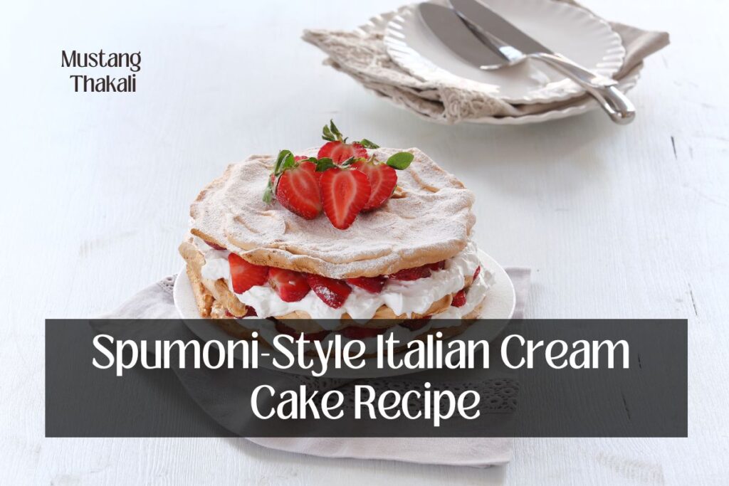 Spumoni-Style Italian Cream Cake Recipe